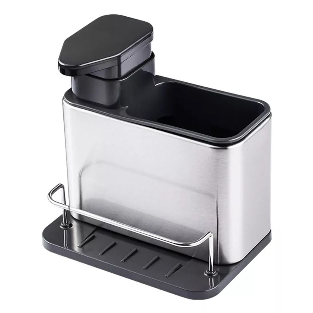 GENERICO - Storage Rack Dispensador Jabón 3 En 1 Soporte Para Esponja