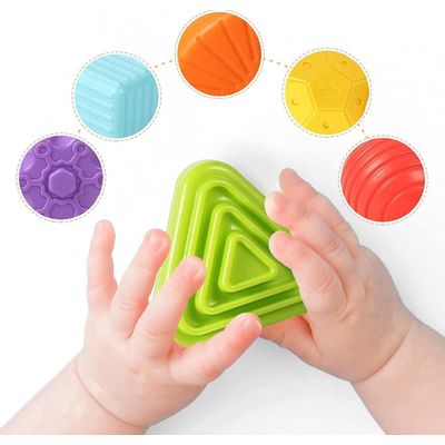 Imagen 2 del producto CUBO SENSORIAL CON FIGURAS GEOMETRICAS MONTESSORI