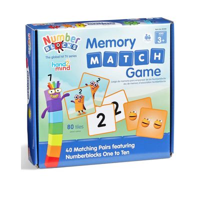 Imagen 2 del producto Numberblocks Juego Memorice Niños - Amigos 1 Al 10 80pzs