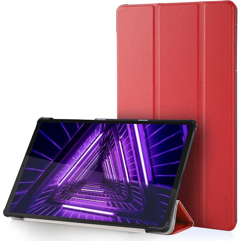 GENERICO - Funda Inteligente compatible con Lenovo Tab M10 Plus 2da Gen Rojo