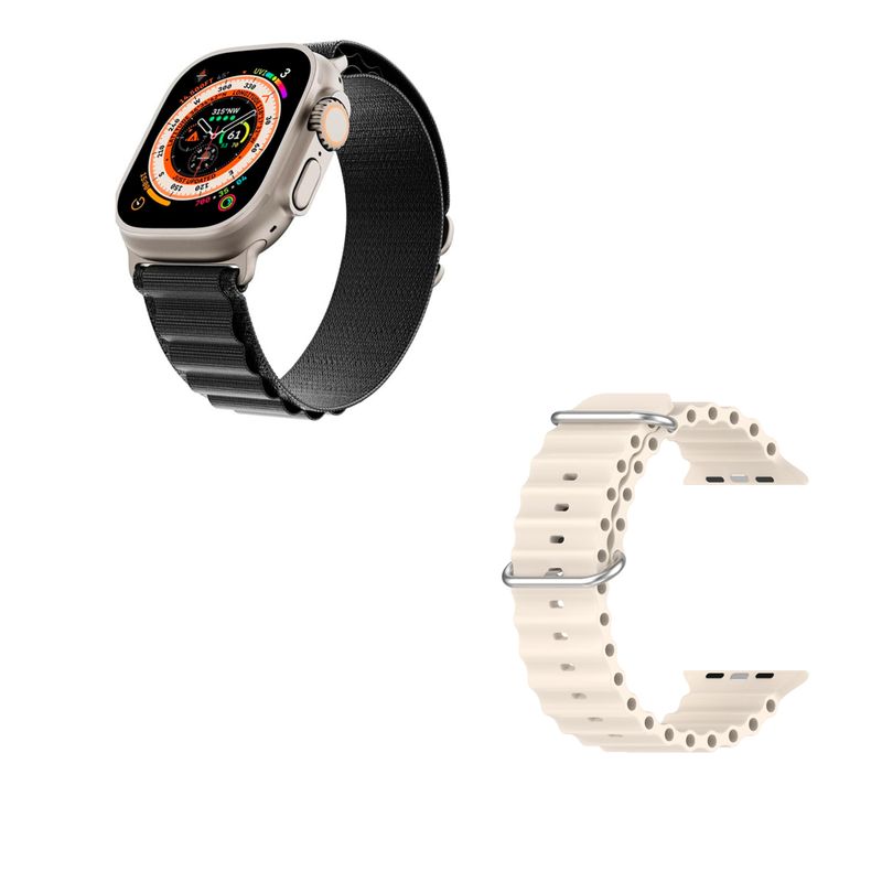 JOIGO - Reloj Inteligente Smart watch 49mm Notifi Deportivo 2 N/B