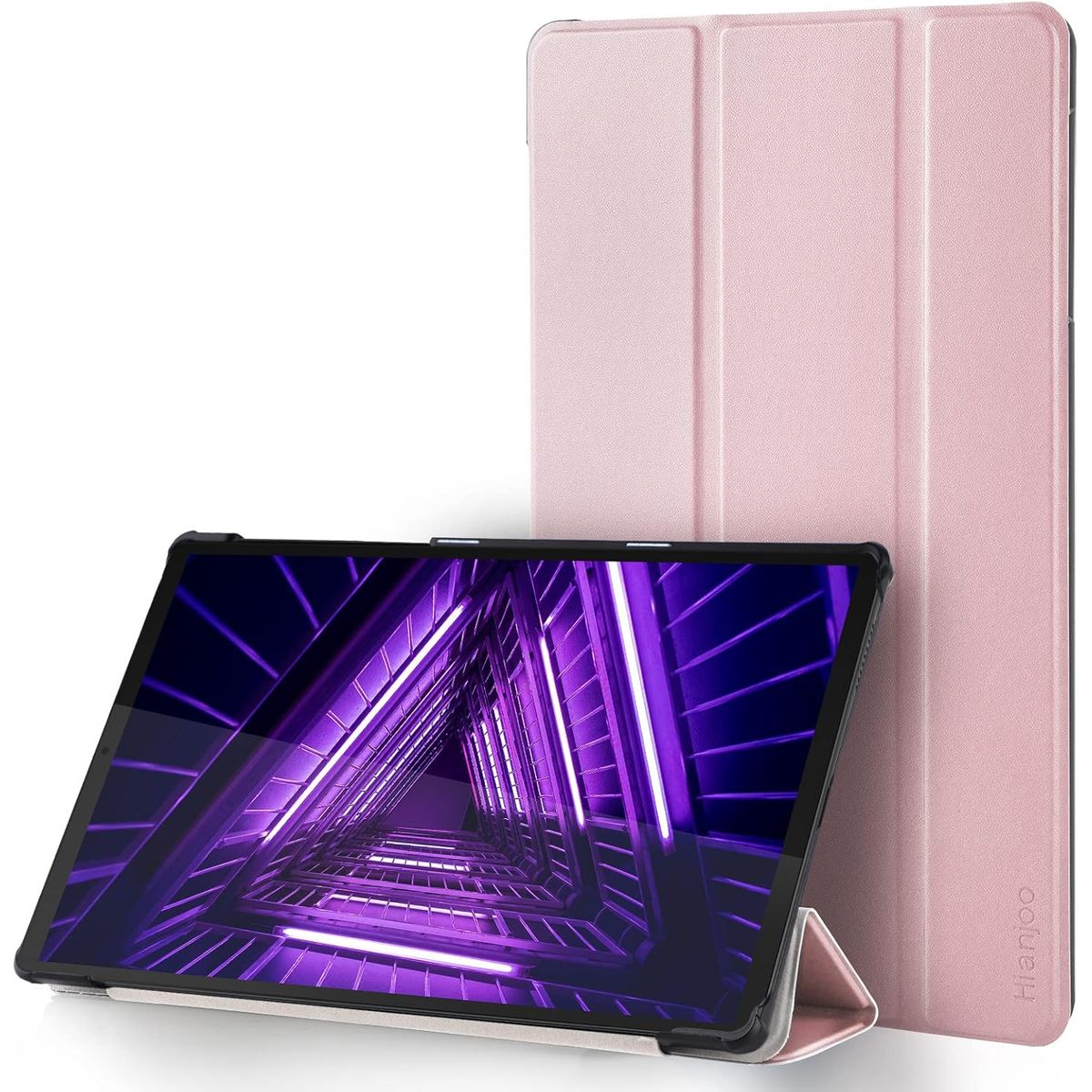 GENERICO - Funda Inteligente compatible con Lenovo Tab M10 Plus 2da Gen Rosa Gold