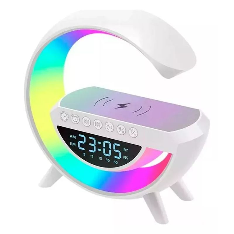 GENERICO - Parlante Bluetooth Lámpara Cargador Inalámbrico Rgb Bt-3401