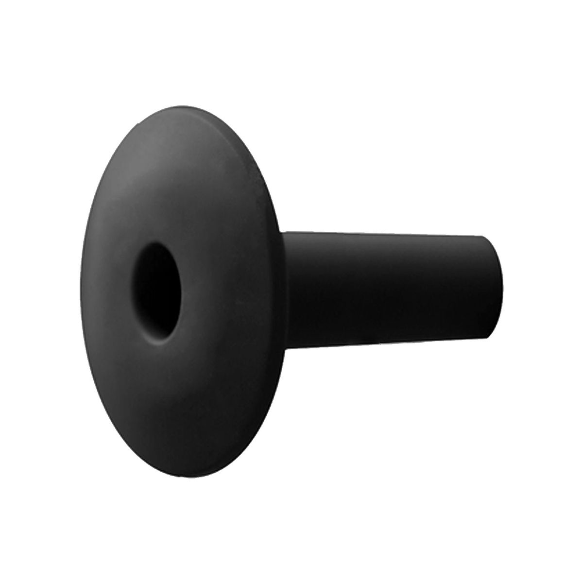 GENERICO - Pasamuro Plástico para Cable Color Negro (Bolsa 100 Unidades)