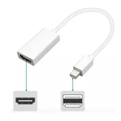 GENERICO - Cable adaptador thunderbolt mini display port a hdmi macbook
