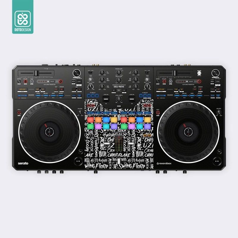 GENERICO - Skin DDJ-REV5 Scratch Style Negro Doto Desing Default Title
