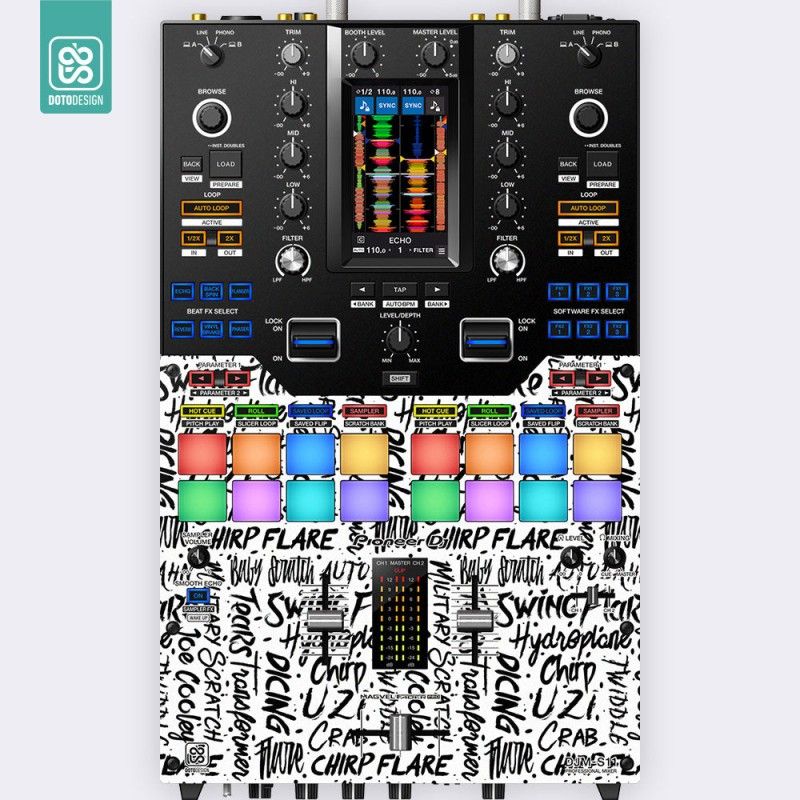 GENERICO - Skin DJM-S11 Scratch Style Blanco Doto Desing Default Title