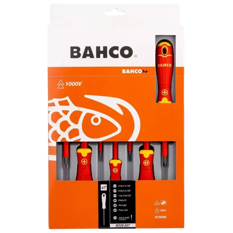 Set destornilladores aislado 7 piezas - B220.027
