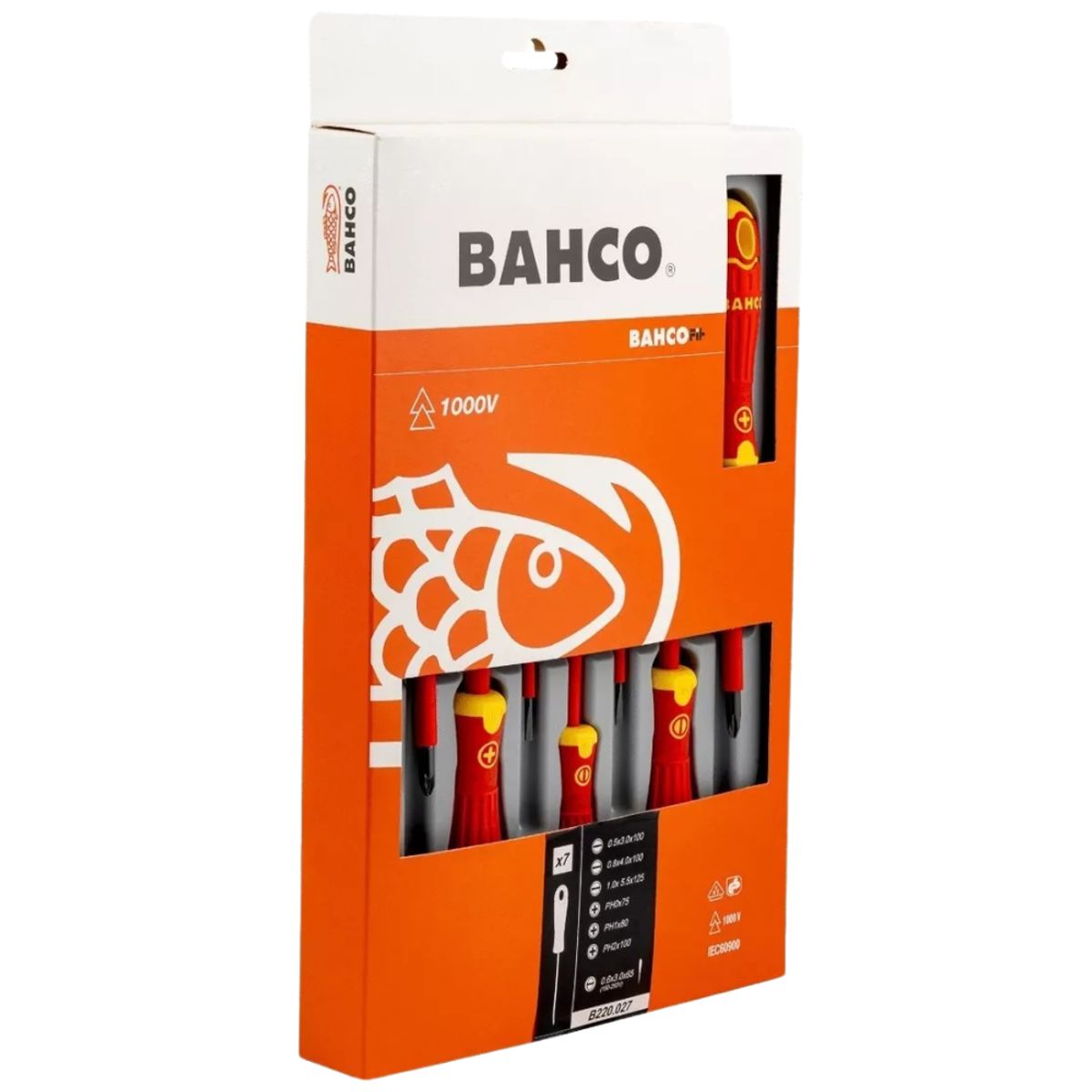 BAHCO - Set destornilladores aislado 7 piezas - B220.027