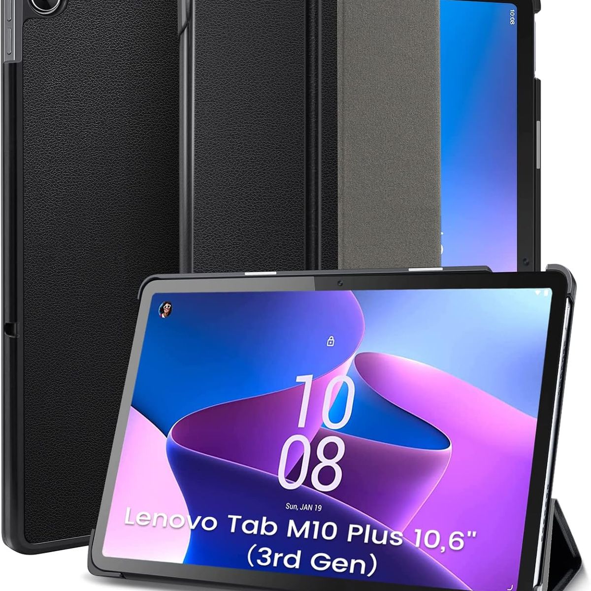 GENERICO - Funda Inteligente compatible con Lenovo Tab M11 Negro
