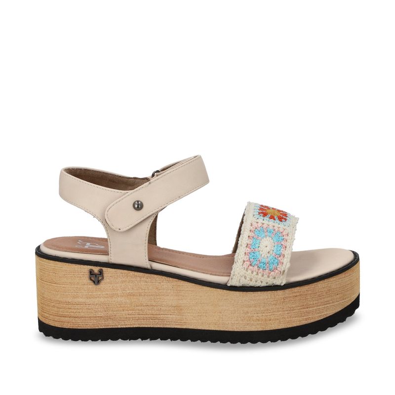 GOTTA - Sandalia Mujer Multicolor Plataforma 15616 Gotta