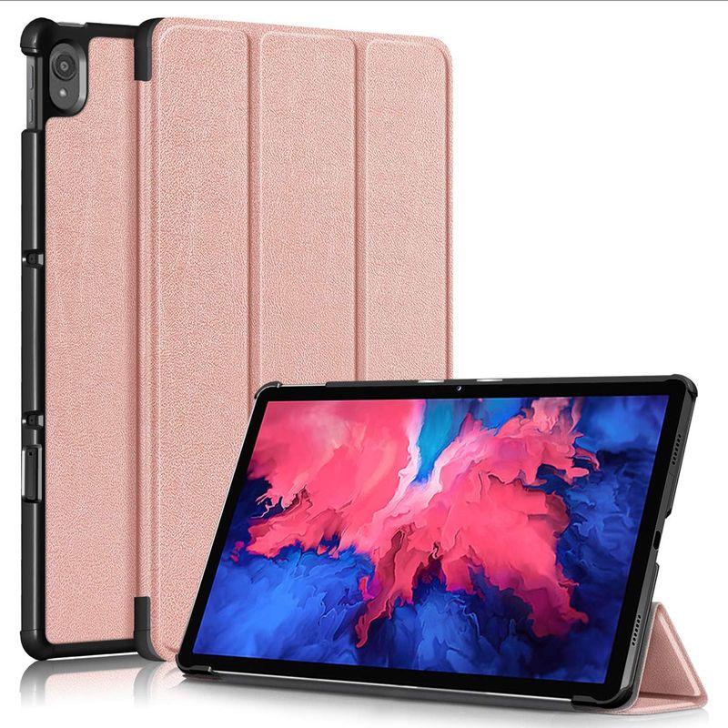 GENERICO - Funda Inteligente compatible con Lenovo Tab P11  Rosa Gold