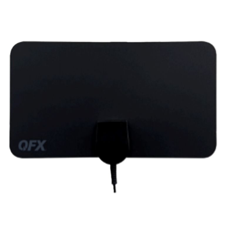 GEN - ANTENA PLANA DIGITAL PARA TV HD 5 DBI QFX ANT-7