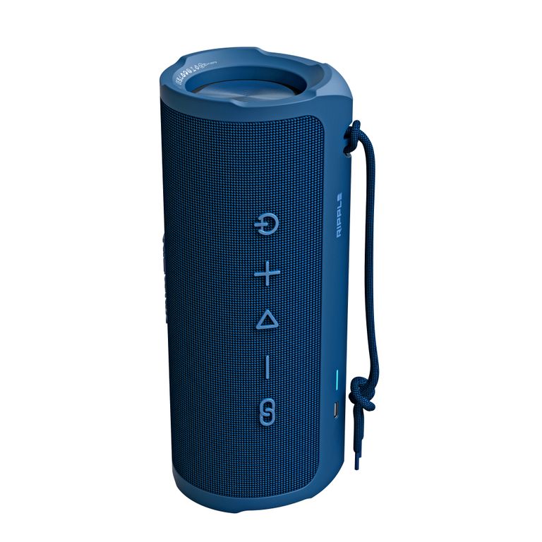 PARLANTE RIPPLE PORTATIL BLUETOOTH COLOR AZUL