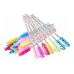 GENERICO - Cepillos Para Pestañas Y Cejas Desechables Aplicador 100pcs