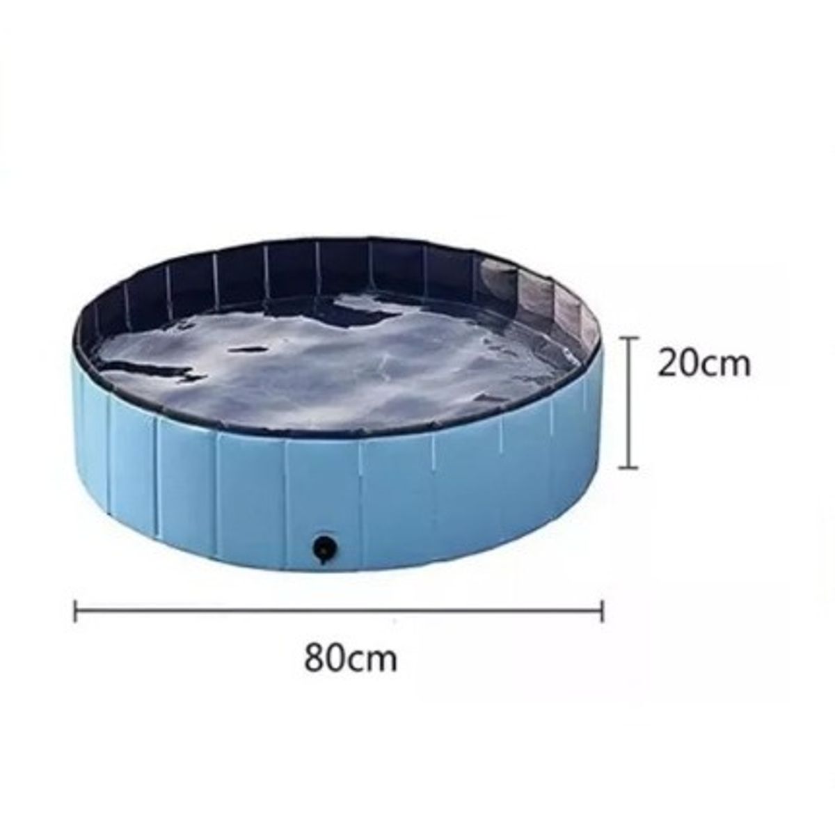 GENERICO - Piscina Para Perros De 80 x 20 CM