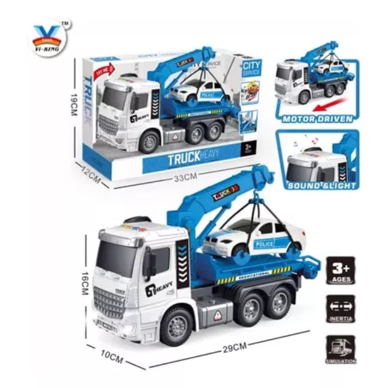 OEM - Juguete Para Niños Grua Montacarga Con Luces Y Movimientos