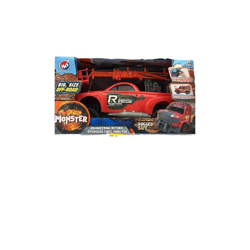 OEM - Camión De Rescate Monster Rojo