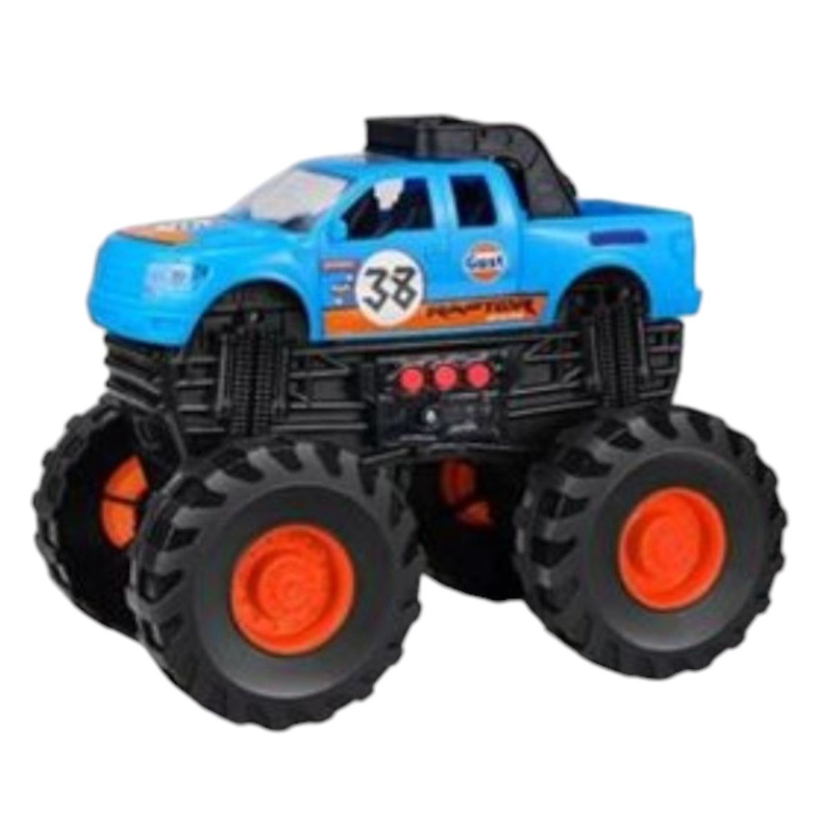 OEM - Juguete Auto Fricción Monster Anger CELESTE