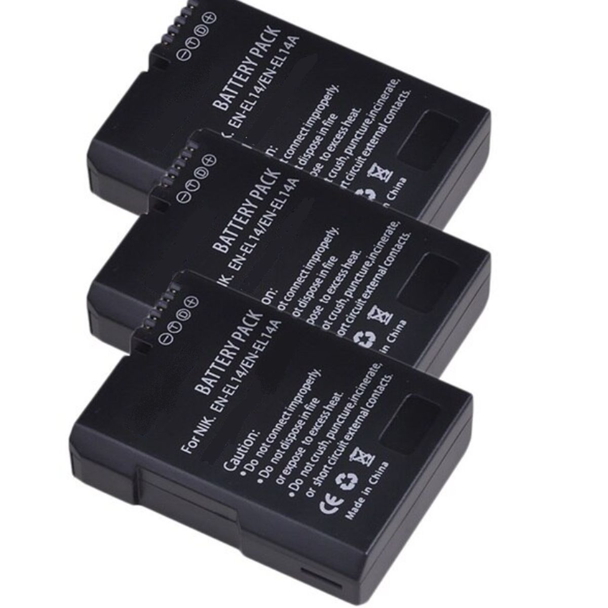 GENERICO - 3 BATERÍAS EN-EL14 ALTERNATIVA NIKON