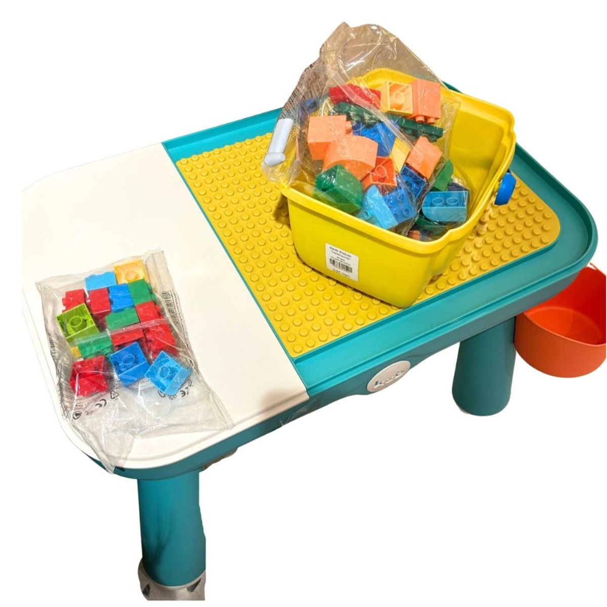 GENERICO - Bloques Construcción (Building Blocks),  63 Piezas con balde