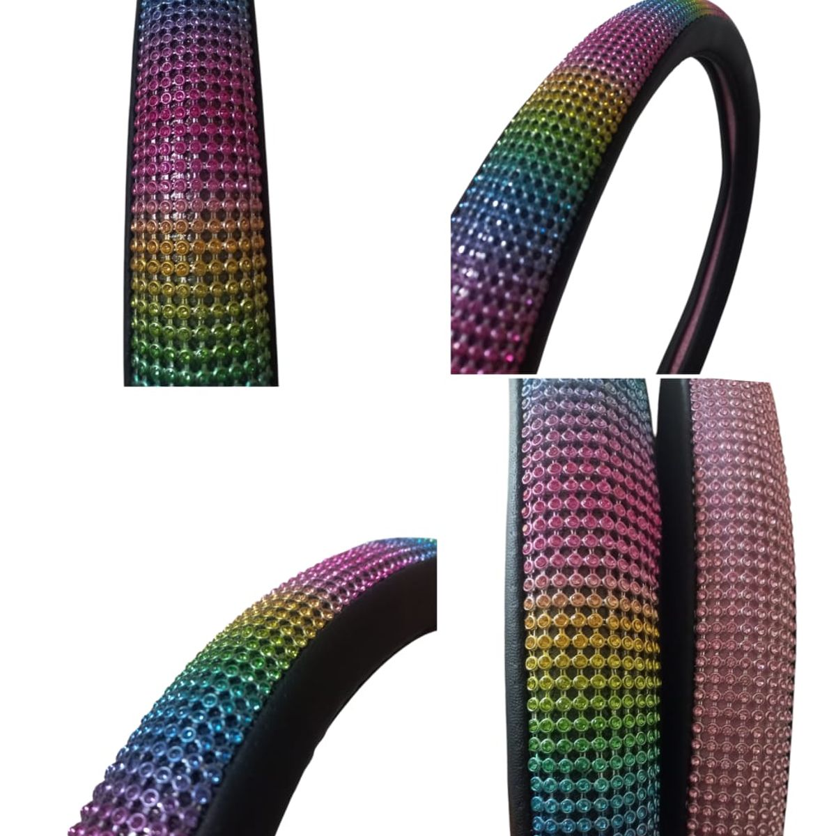 GENERICO - Cubre Volante Arcoíris Universal para Autos