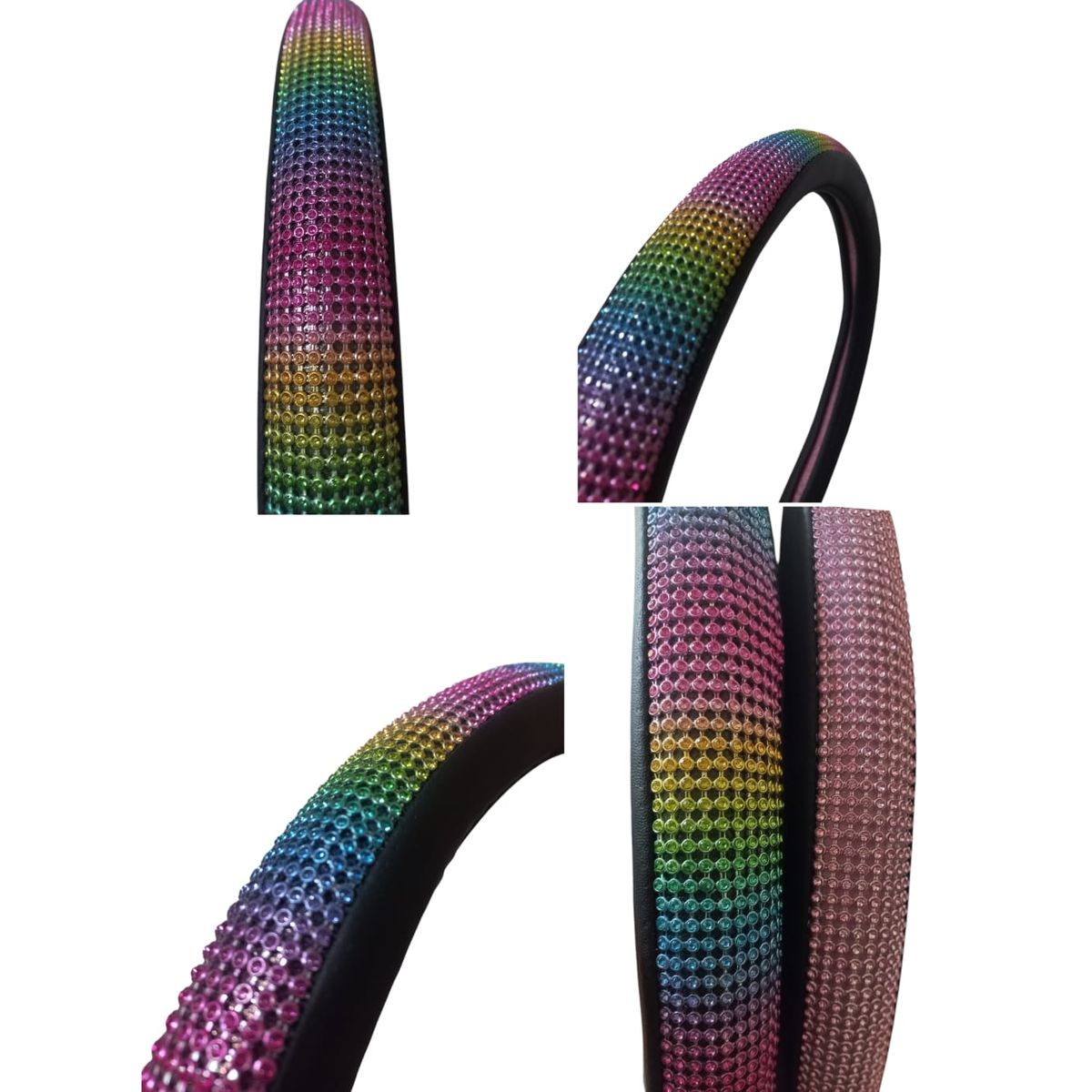 GENERICO - Cubre Volante Arcoíris Universal para Autos