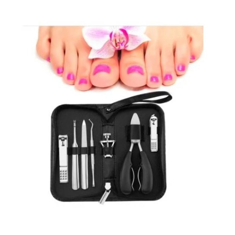 GENERICO - Kit Herramientas Uñas Encarnadas Set Pedicura Corta Uñas 7pz