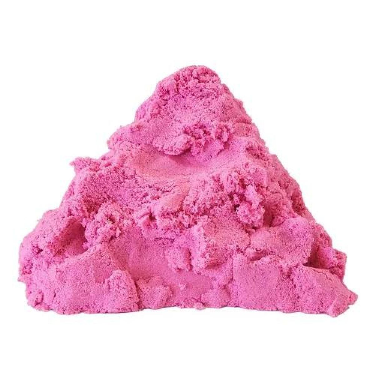 GENERICO - Arena mágica colores 450 g con 5 moldes Adetec color rosado