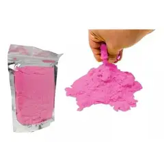 GENERICO - Arena mágica o kinética para jugar de 1 kg color rosa