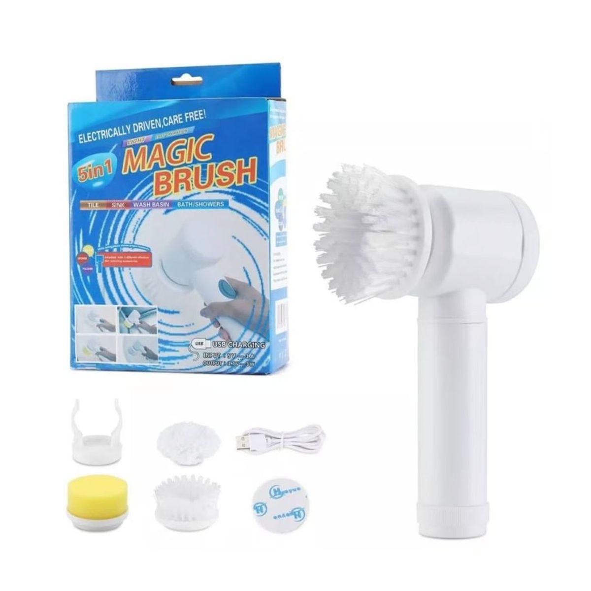GENERICO - Cepillo De Limpieza Multifuncional 5-1