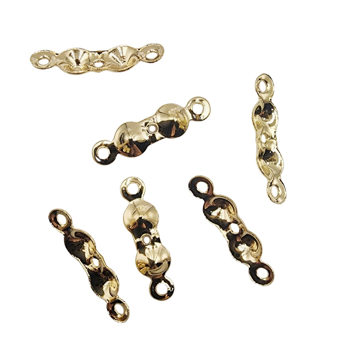 GENERICO - Terminales Y Tapanudos Para Bisutería De Baño De Oro 5gr - Dorado
