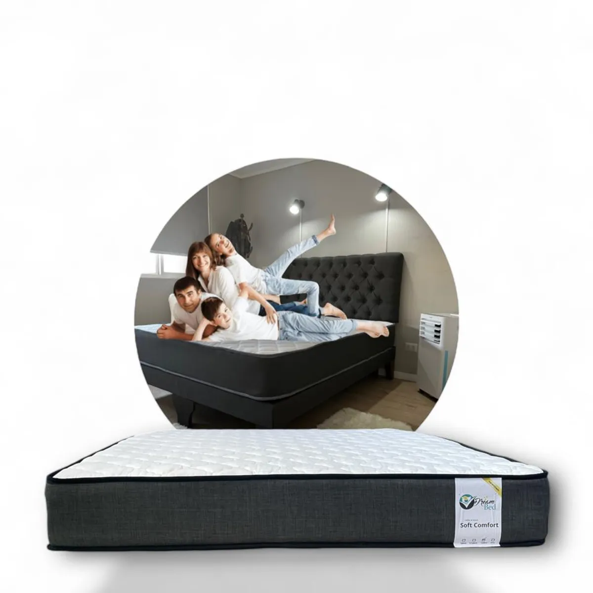 GENERICO - Colchon 2 Plazas Dreambed Premium Resorte