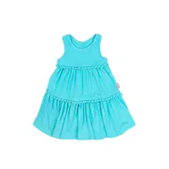 FICCUS - Vestido Bebé Niña Day To Day Turquesa
