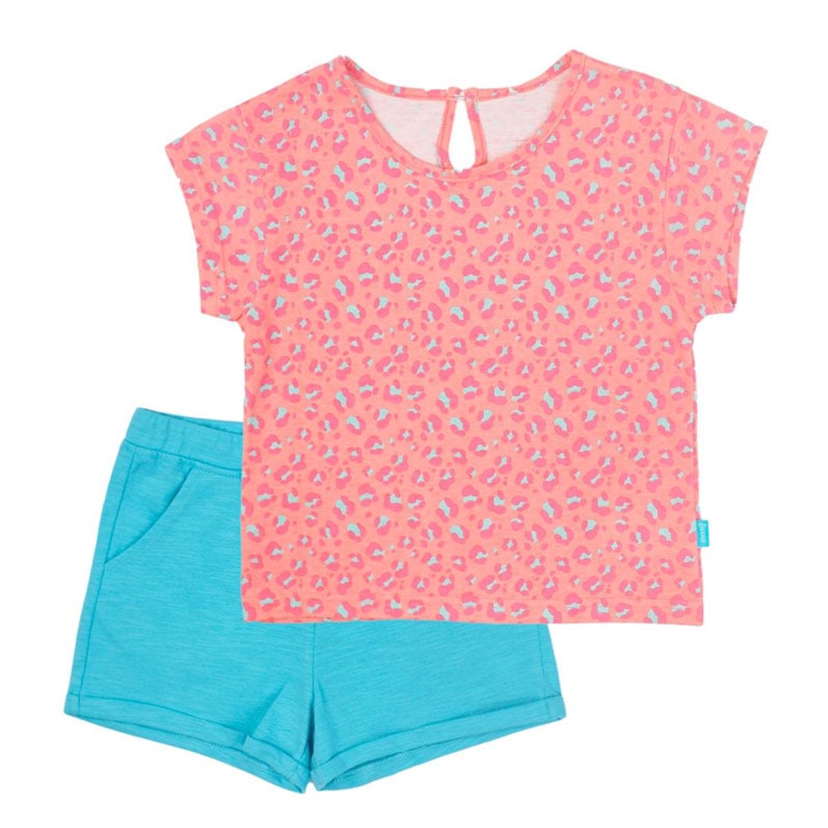 FICCUS - Conjunto Kids Niña Day To Day Coral