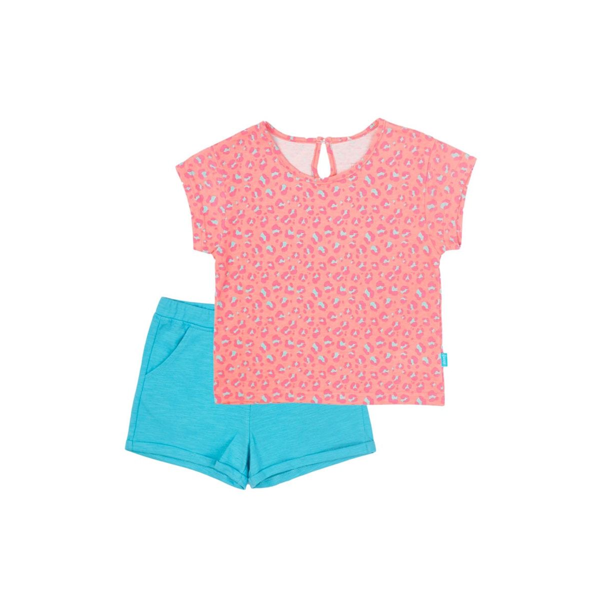 FICCUS - Conjunto Kids Niña Day To Day Coral