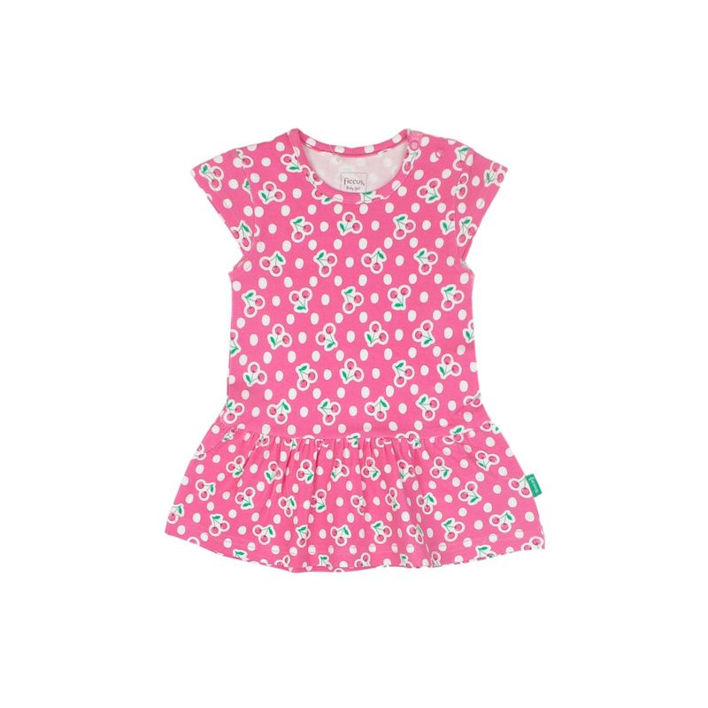 FICCUS - Vestido Bebé Niña Day To Day Fucsia