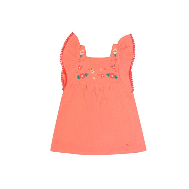 FICCUS - Vestido Bebé Niña Energy Coral