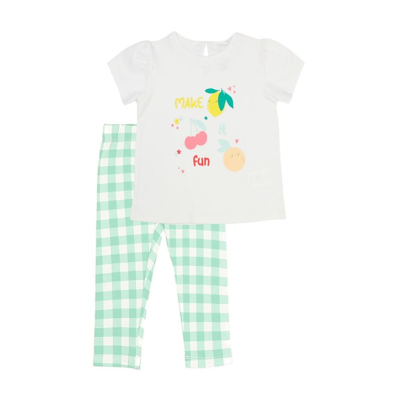 FICCUS - Conjunto Bebé Niña Energy Blanco