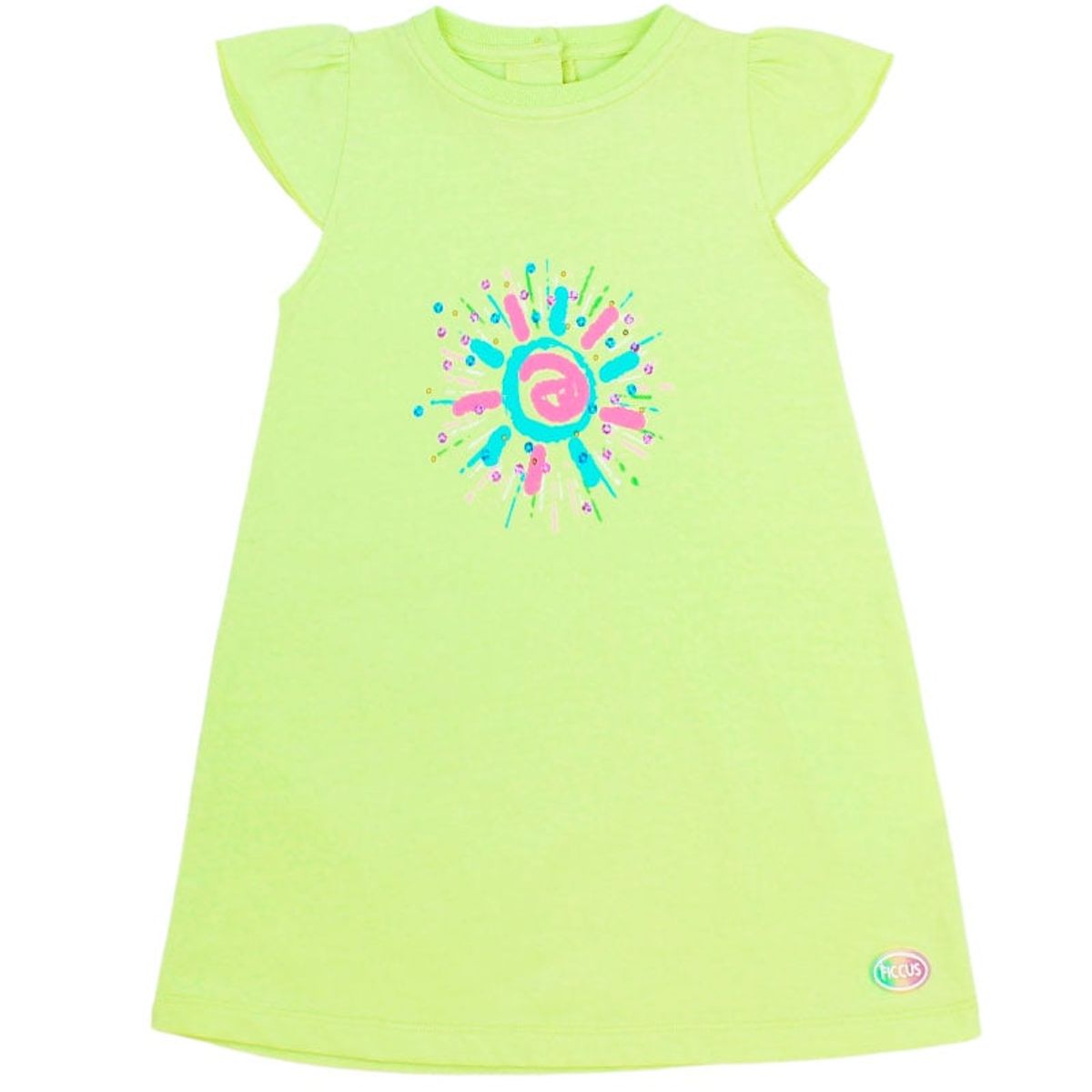 FICCUS - Vestido Kids Niña Malibu Verde Lima