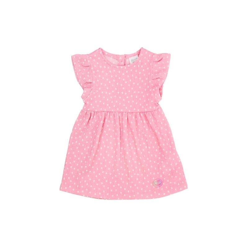 FICCUS - Vestido Bebé Niña Malibu Rosa
