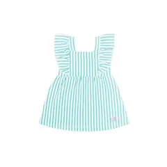 FICCUS - Vestido Bebé Niña Malibu Turquesa