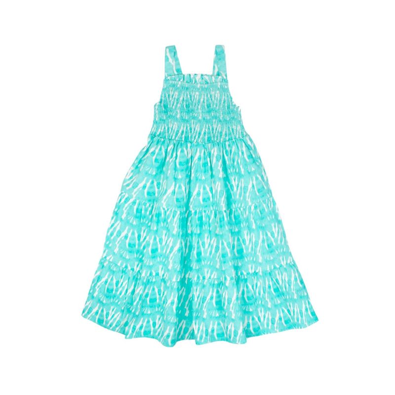 FICCUS - Vestido Kids Niña Malibu Turquesa