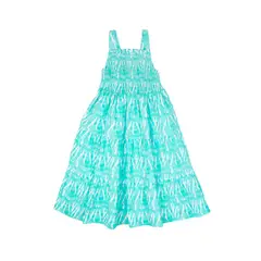 FICCUS - Vestido Kids Niña Malibu Turquesa