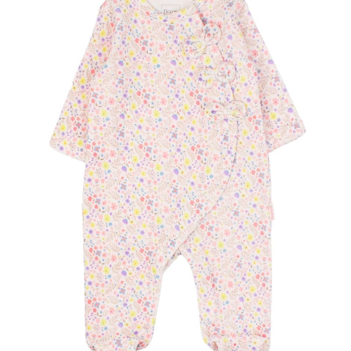 FICCUS - Osito New Born Niña Cute Garden Rosa