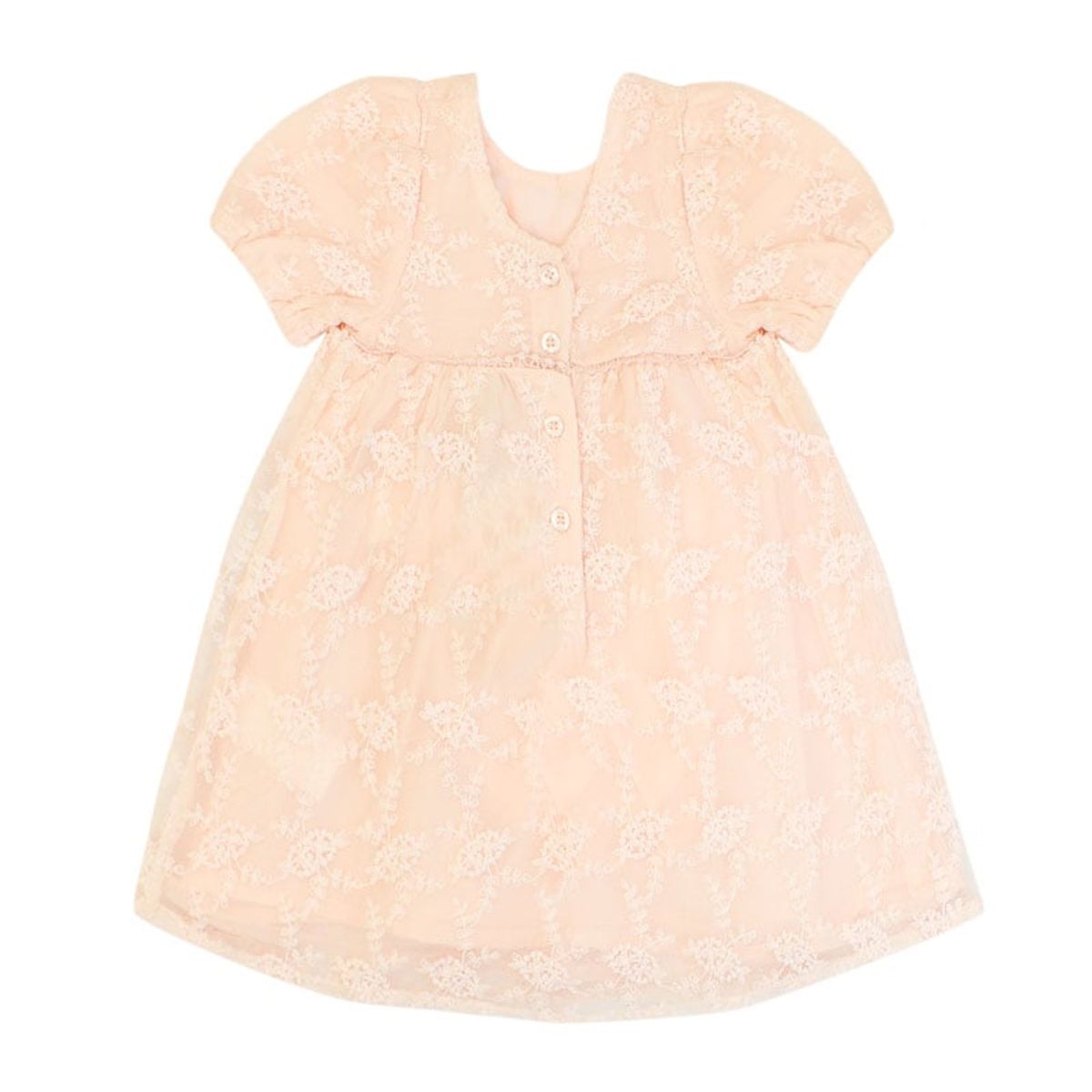 FICCUS - Vestido Bebé Niña Must Have Coral