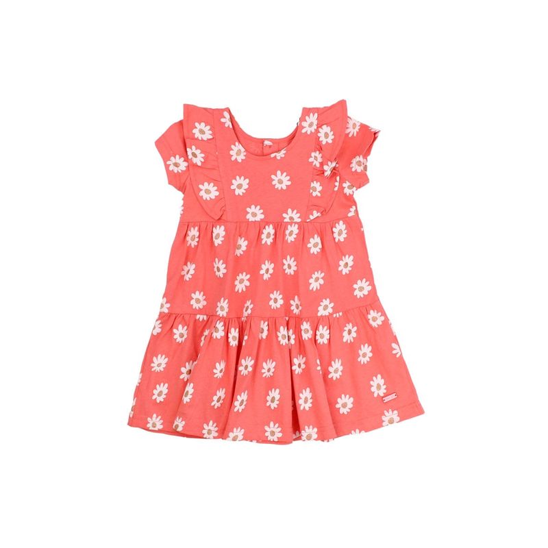 FICCUS - Vestido Bebé Niña Energy Coral
