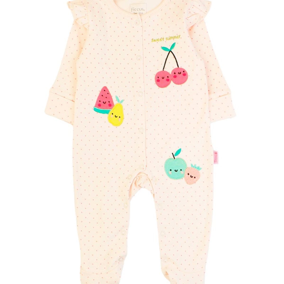 FICCUS - Osito New Born Niña Colorful Rosa