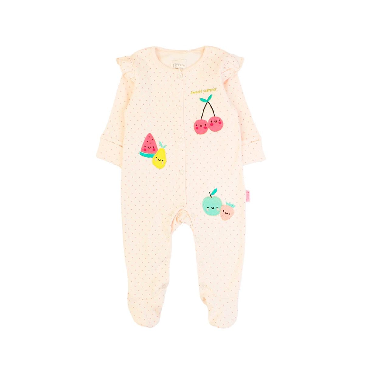 FICCUS - Osito New Born Niña Colorful Rosa