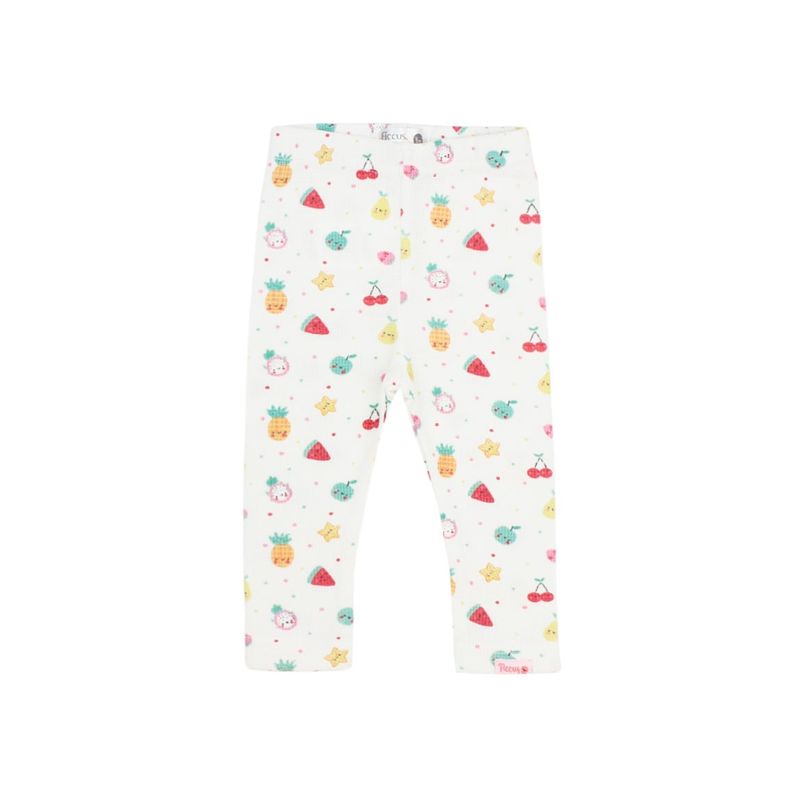 FICCUS - Leggins New Born Niña Colorful Café Claro